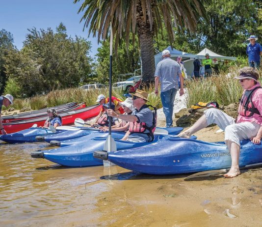 Canoeing at Have a Go Day